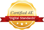 certified digital UHD 4K logo
