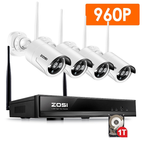 zosi 1080p NVR with HD IP cameras